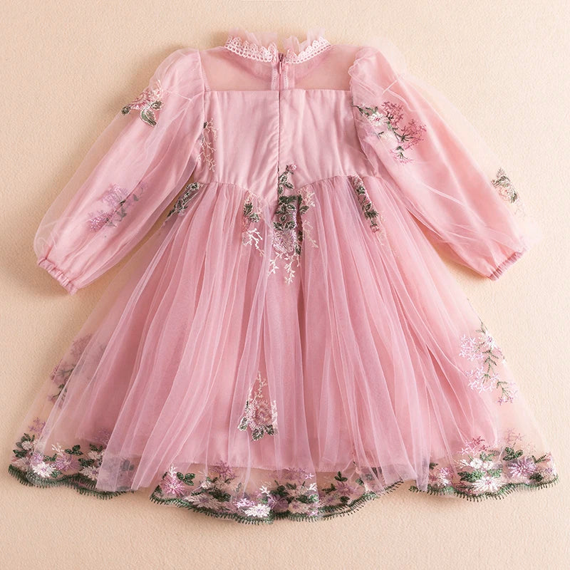 Spring Girls Princess Dresses Long Sleeve Autumn Kids Dress