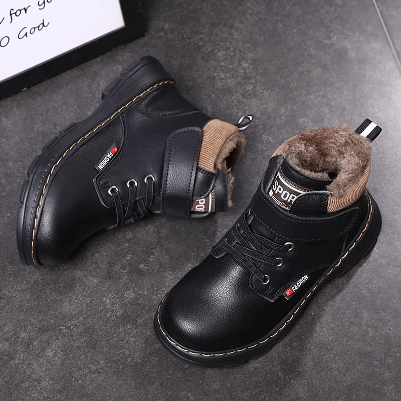 Children Snow Boots Warm Non-slip Shoes For Boys Girls