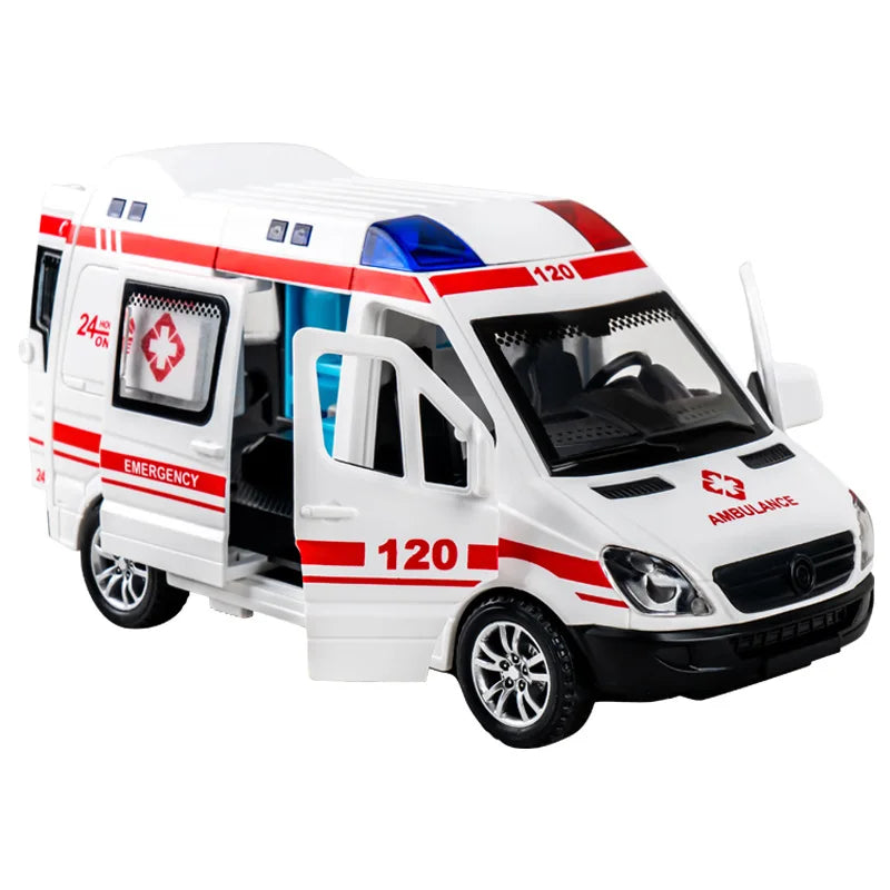 Diecast Ambulance Fire-Truck Policecar Model