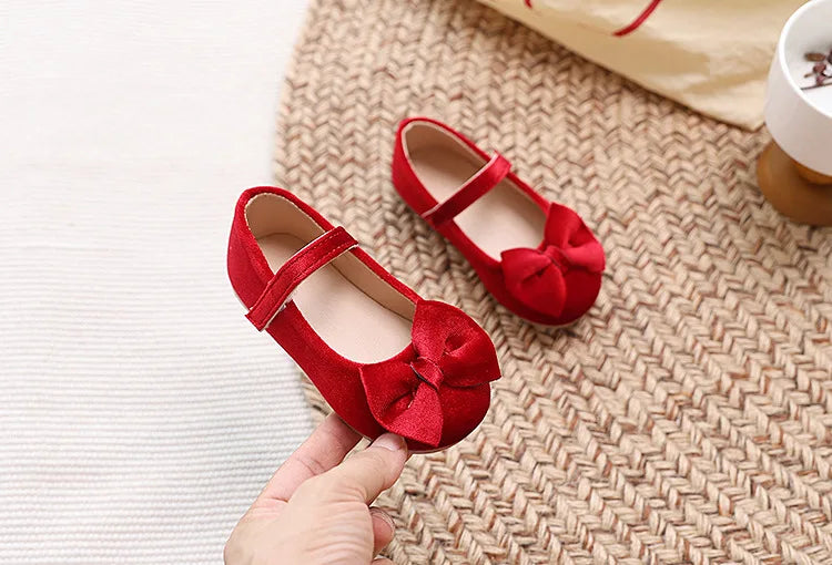 Girl Princess Shoes 2026 Spring Autumn New Round-toe Children Mary Jane Shoes
