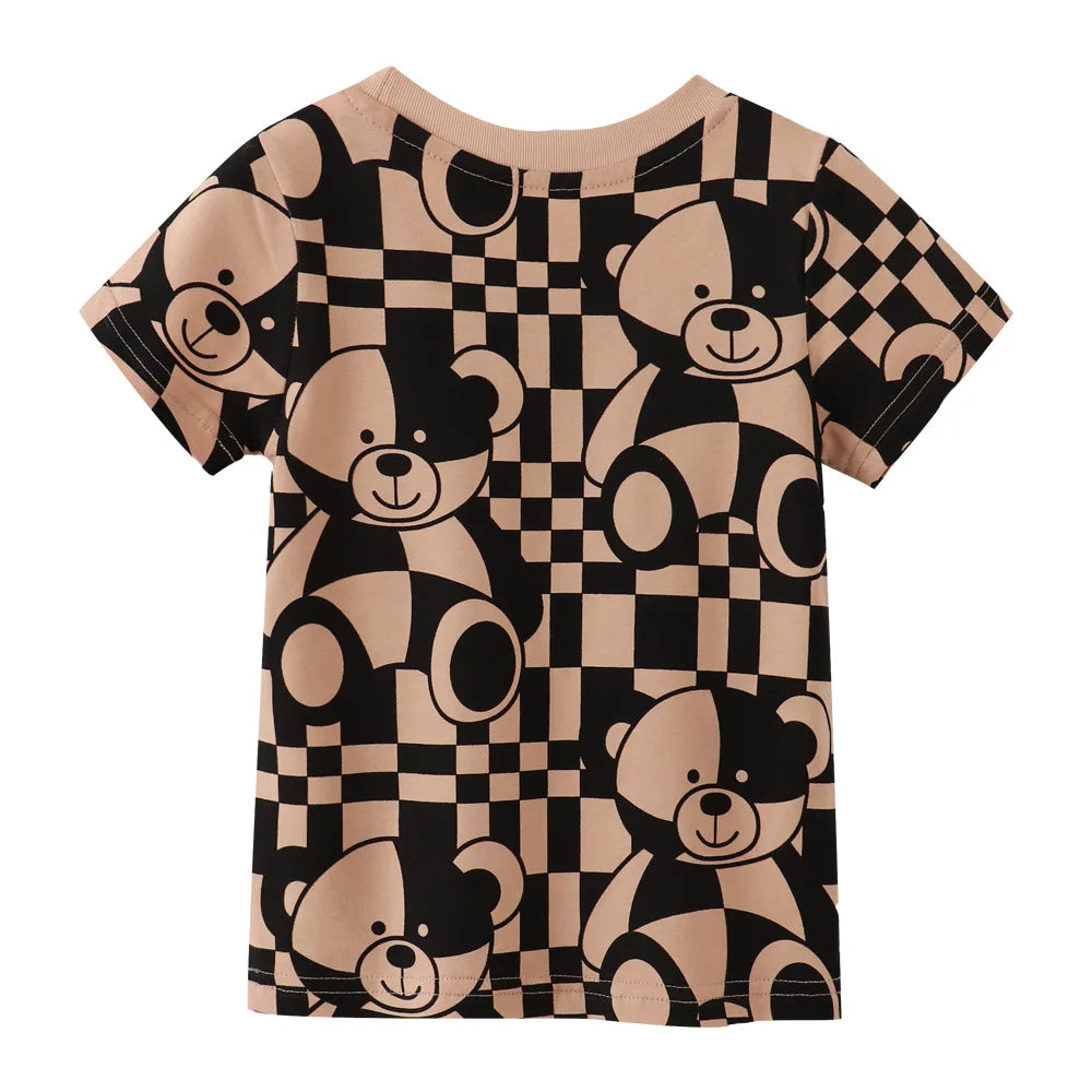 Richard Cartoon Printed Short Sleeve Tees - GuGuTon baby store - Baby Fashion - Toddlers Outfits - Babies Outfits - Toddler Clothes - Kids Clothing - Newborn Clothes - Newborn Wear - Kids Wear - Trending Clothes - Trending Outfits - Fall Fashion - Winter Fashion - Girls Clothes - Boys Clothes - Babies Wear - Kids Accessories - KidsWear - Summer Clothes - Summer Fashion - Summer Trend - Falls Sweaters - Tops - Bottom - Jeans - Blouse - Dresses - Newborn Dresses - Toys