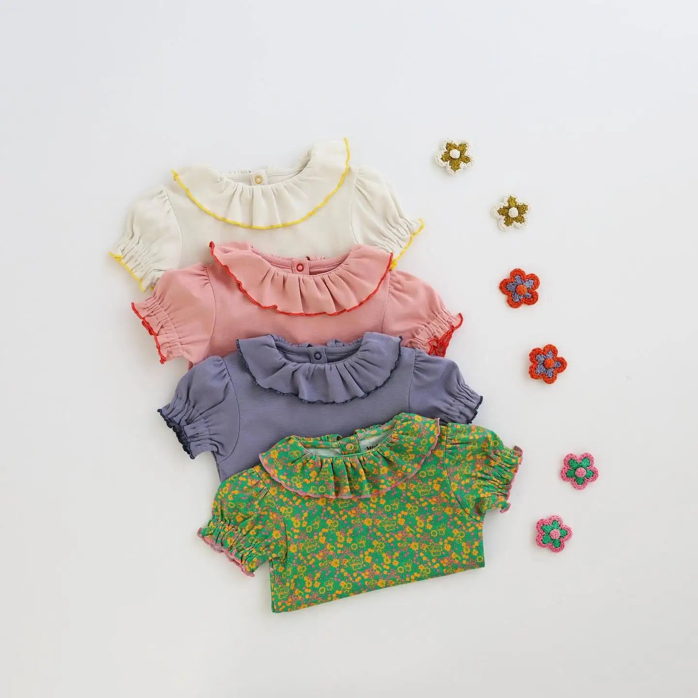Inés New Baby Girl Clothes Floral Kids Clothings Print Bow