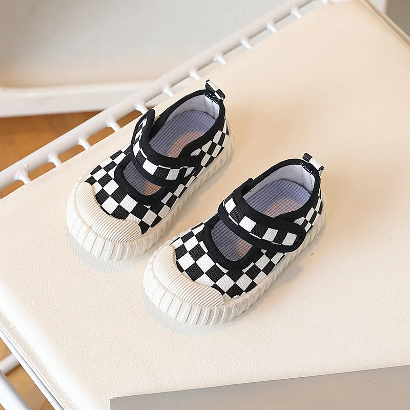 2025 New Spring Baby Girl Shoes Kids Autumn Canvas Shoes