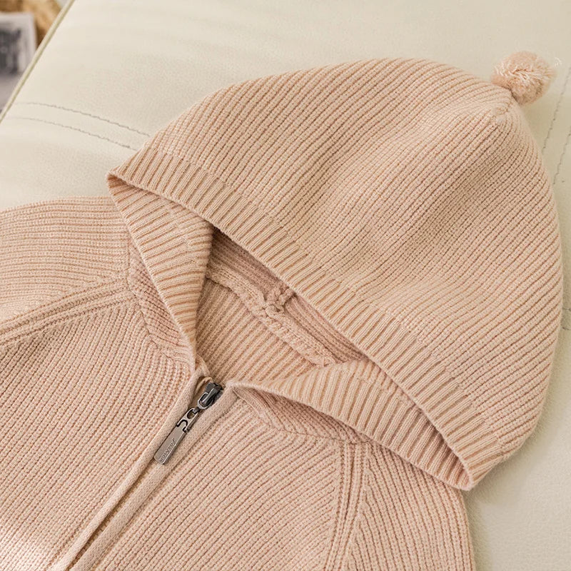 Orlando Plain Zipper Knit Sweater - GuGuTon baby store - Baby Fashion - Toddlers Outfits - Babies Outfits - Toddler Clothes - Kids Clothing - Newborn Clothes - Newborn Wear - Kids Wear - Trending Clothes - Trending Outfits - Fall Fashion - Winter Fashion - Girls Clothes - Boys Clothes - Babies Wear - Kids Accessories - KidsWear - Summer Clothes - Summer Fashion - Summer Trend - Falls Sweaters - Tops - Bottom - Jeans - Blouse - Dresses - Newborn Dresses - Toys