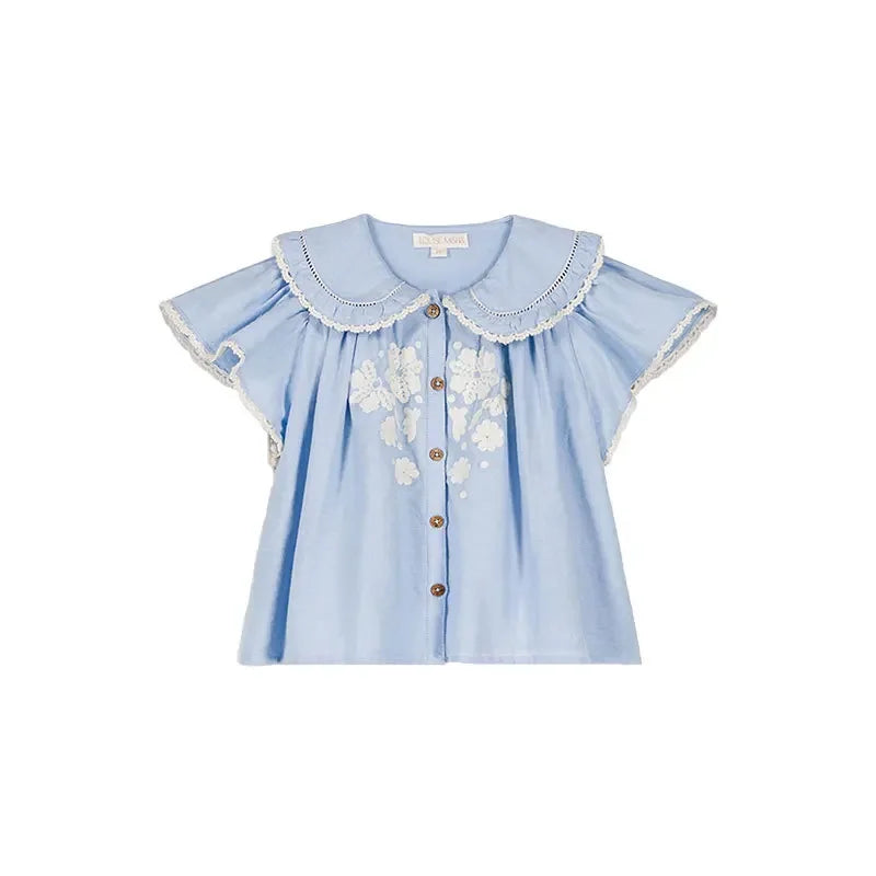 Elizabeth New Girls Suspender T-shirt Children's Lace - GuGuTon baby store - Baby Fashion - Toddlers Outfits - Babies Outfits - Toddler Clothes - Kids Clothing - Newborn Clothes - Newborn Wear - Kids Wear - Trending Clothes - Trending Outfits - Fall Fashion - Winter Fashion - Girls Clothes - Boys Clothes - Babies Wear - Kids Accessories - KidsWear - Summer Clothes - Summer Fashion - Summer Trend - Falls Sweaters - Tops - Bottom - Jeans - Blouse - Dresses - Newborn Dresses - Toys