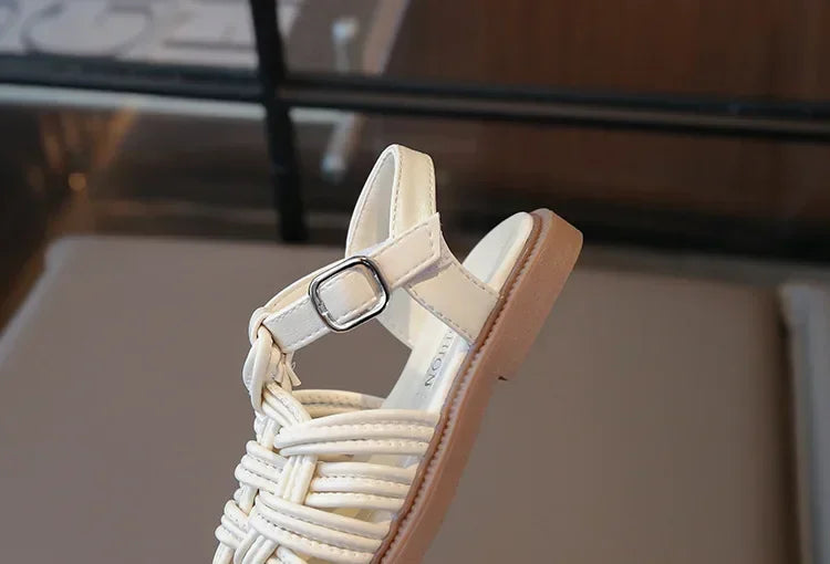 New Sandals Summer Children's Woven Casual Baby Shoes Girls