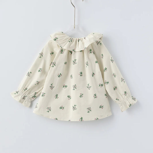 Paola Cute Cherry Printing Baby Tops