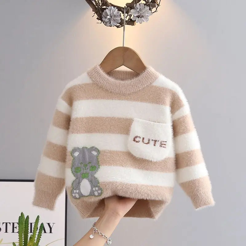 Gerald Winter New Fashion Warm Sweater - GuGuTon baby store - Baby Fashion - Toddlers Outfits - Babies Outfits - Toddler Clothes - Kids Clothing - Newborn Clothes - Newborn Wear - Kids Wear - Trending Clothes - Trending Outfits - Fall Fashion - Winter Fashion - Girls Clothes - Boys Clothes - Babies Wear - Kids Accessories - KidsWear - Summer Clothes - Summer Fashion - Summer Trend - Falls Sweaters - Tops - Bottom - Jeans - Blouse - Dresses - Newborn Dresses - Toys