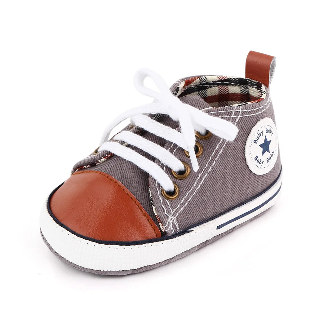 Spring New Baby Shoes Boy and Girl Classic Canvas Casual Sneakers