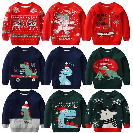 Iker Pullover Knitwear Cartoon Christmas Sweater