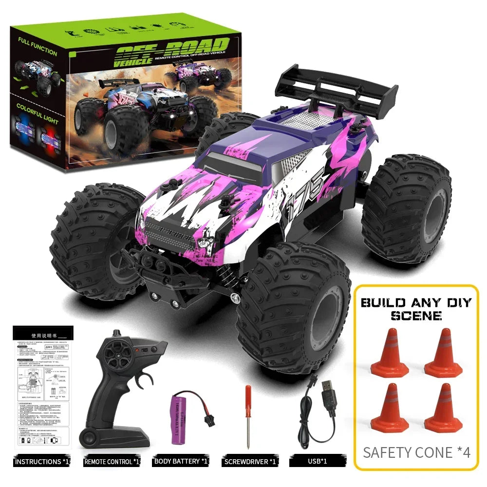 JJRC 1/18 2.4G RC Drift Racing Car High Speed Off Road Vehicle All Terrain Remote Control Climbing Car Toys for Boys Kids Gifts