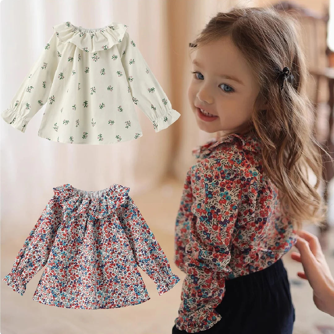 Paola Cute Cherry Printing Baby Tops