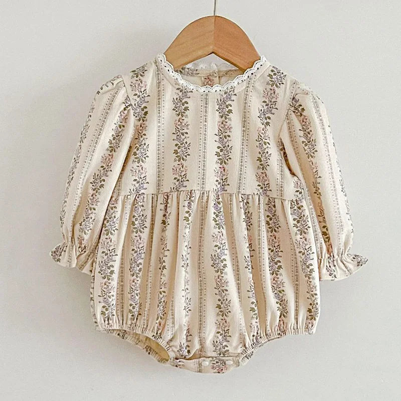 Vine Print Princess Romper