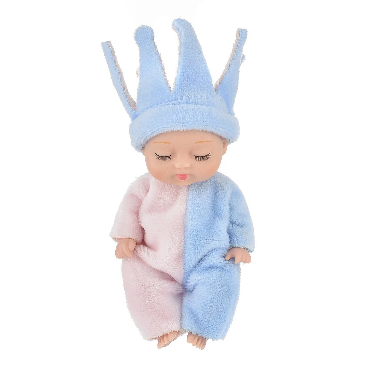 6 Pc Box Set Mini Baby Doll Easter Doll Tiny Reborn Cute Baby Doll Birthday Gift Set Girls Sleep BJD Doll Jungle Set