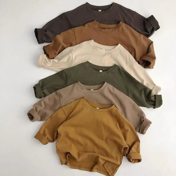Wesly Long Sleeve Cotton Spring Tees