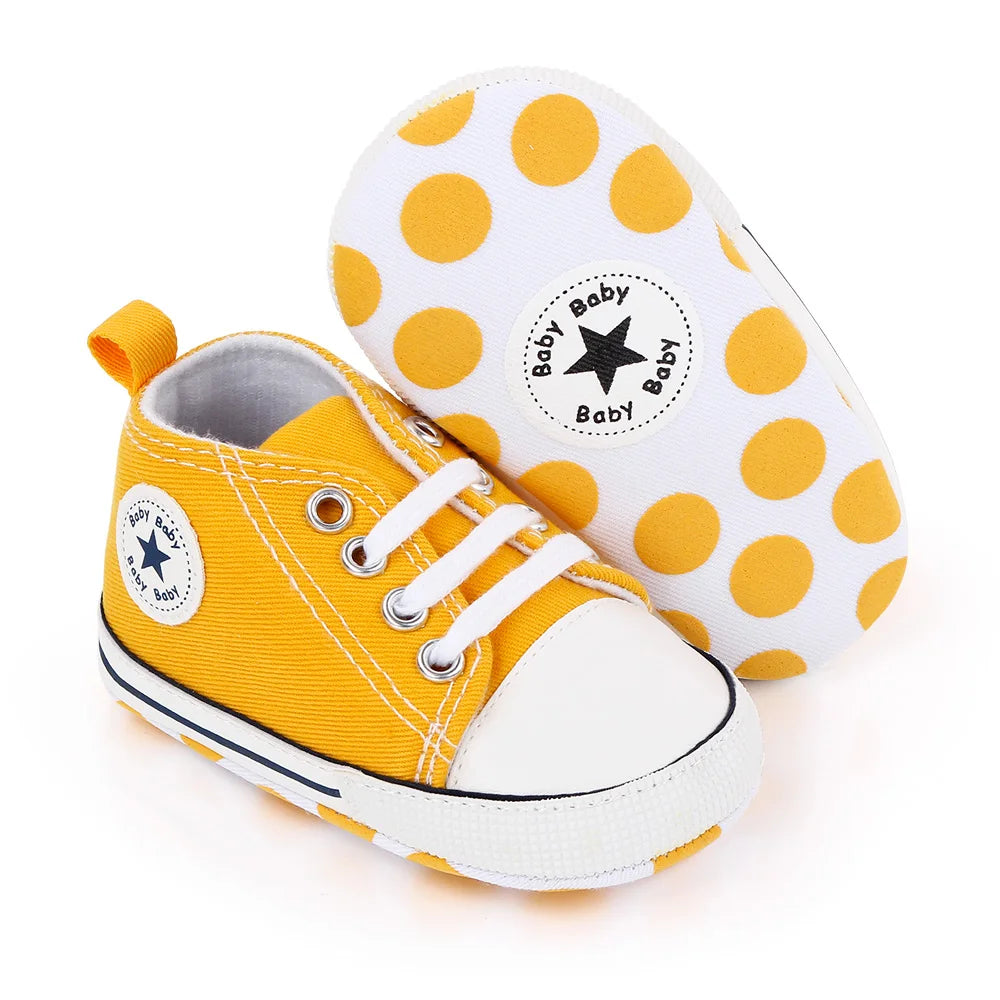 Spring New Baby Shoes Boy and Girl Classic Canvas Casual Sneakers