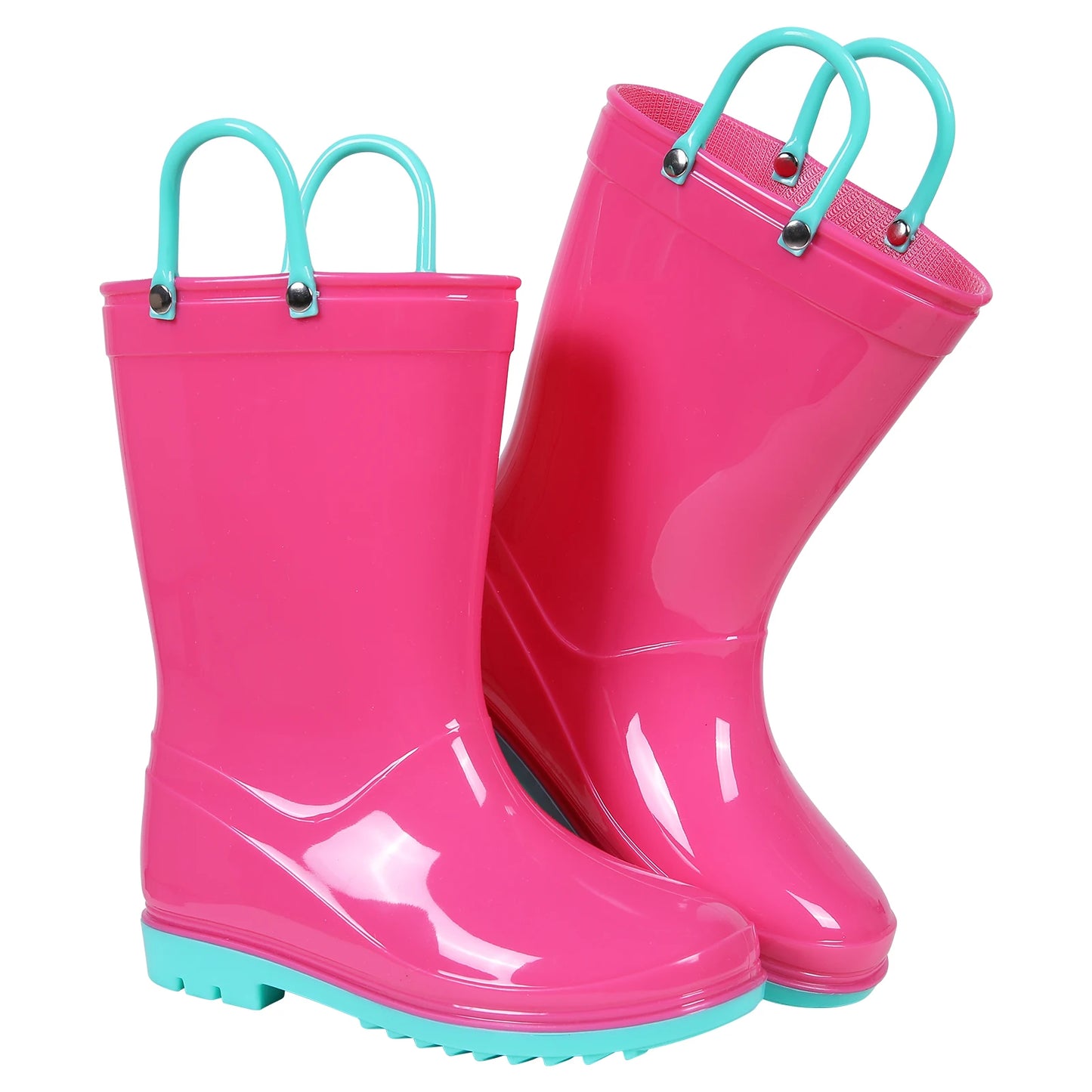 Quinn Evshine Kids Waterproof Rain Boots for Boys and Girls