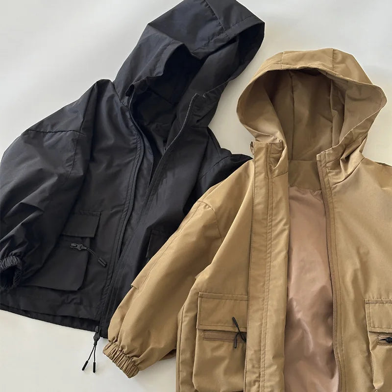 Ilai Spring Autumn Hoody Waterproof Coat Sweater - GuGuTon baby store - Baby Fashion - Toddlers Outfits - Babies Outfits - Toddler Clothes - Kids Clothing - Newborn Clothes - Newborn Wear - Kids Wear - Trending Clothes - Trending Outfits - Fall Fashion - Winter Fashion - Girls Clothes - Boys Clothes - Babies Wear - Kids Accessories - KidsWear - Summer Clothes - Summer Fashion - Summer Trend - Falls Sweaters - Tops - Bottom - Jeans - Blouse - Dresses - Newborn Dresses - Toys