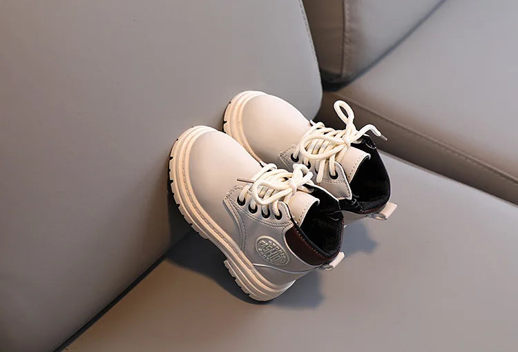 Liam Winter Kids Combat Boots - Non-slip Footwear