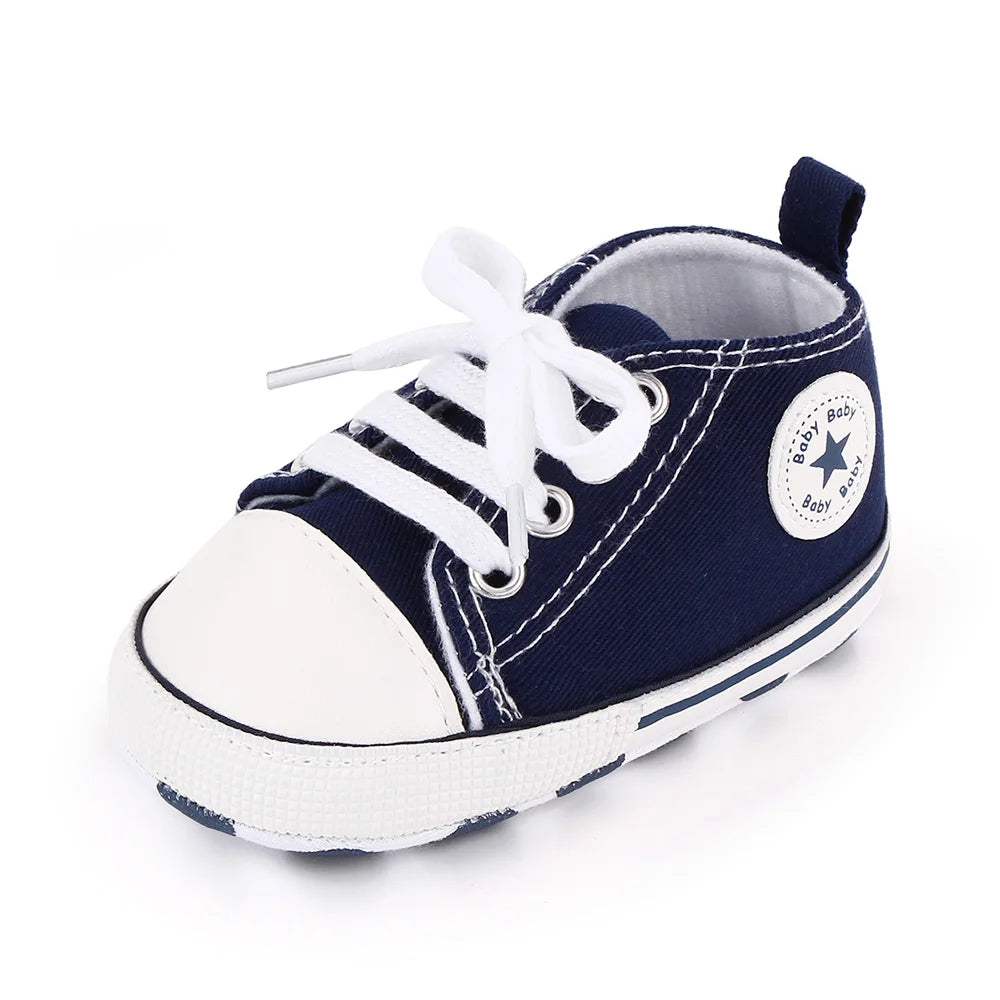 Spring New Baby Shoes Boy and Girl Classic Canvas Casual Sneakers