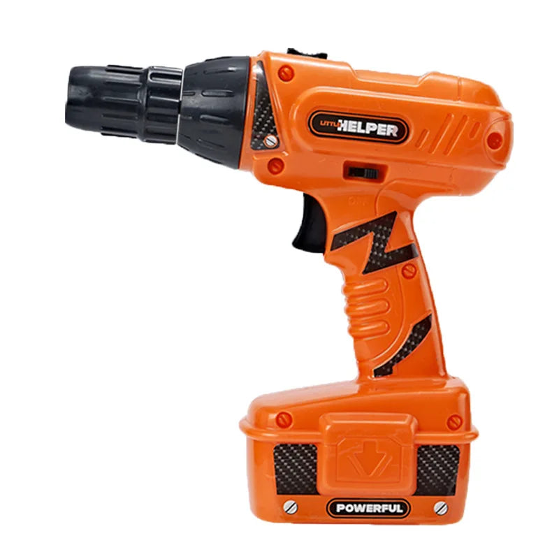 Tools Toys Electric Drill BO Simulation Screw Driver Kids Power Repair Tools Kits Children Pretend Play Sets Gift Toys for Boys