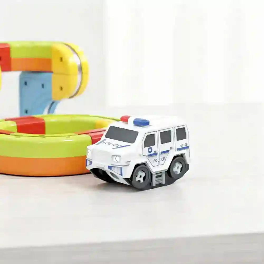 Electric Magnetic Car Track Toys for DIY Railway Fun