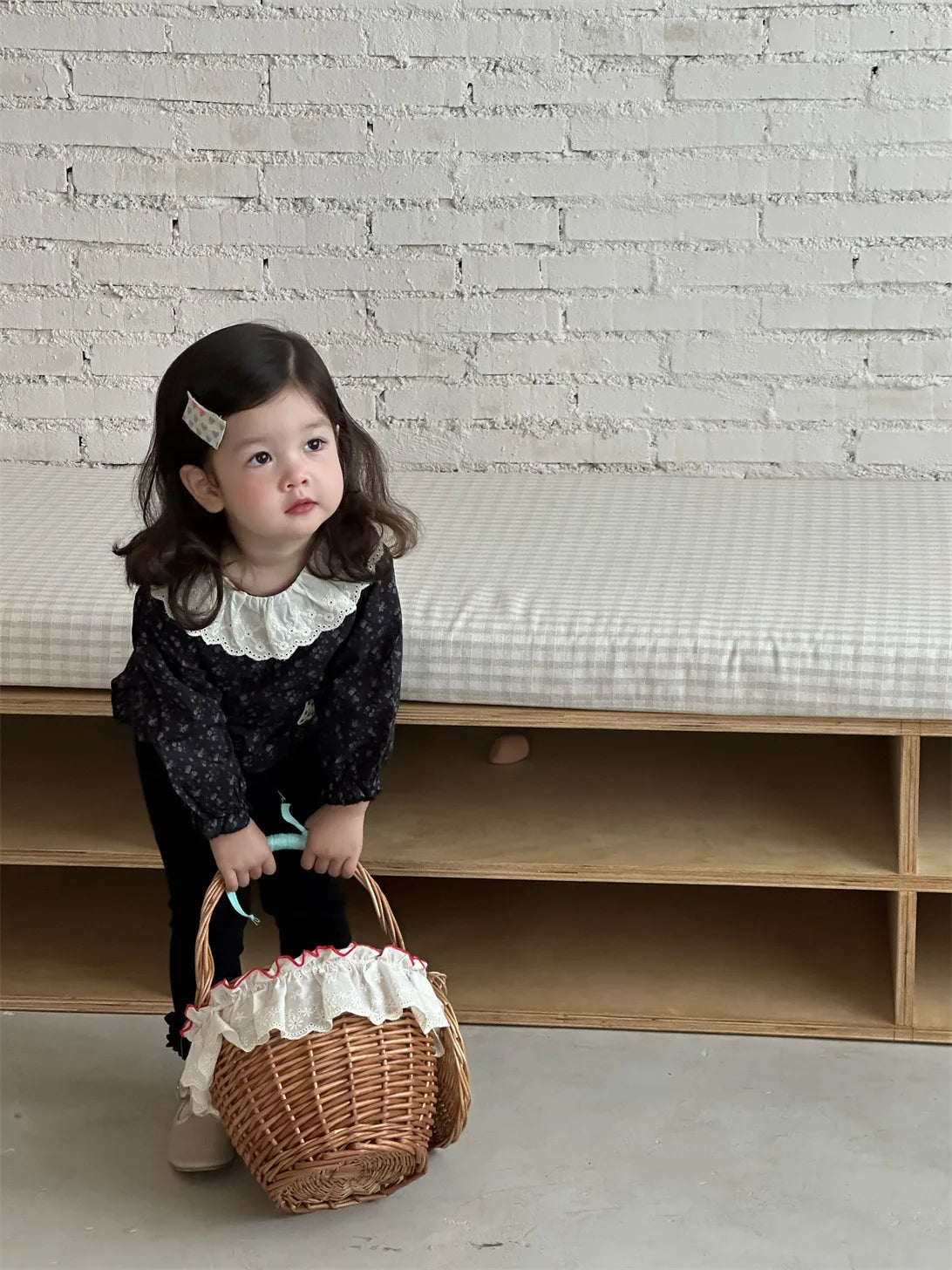 Floral Cotton Princess Top for Girls - Amalia Collection