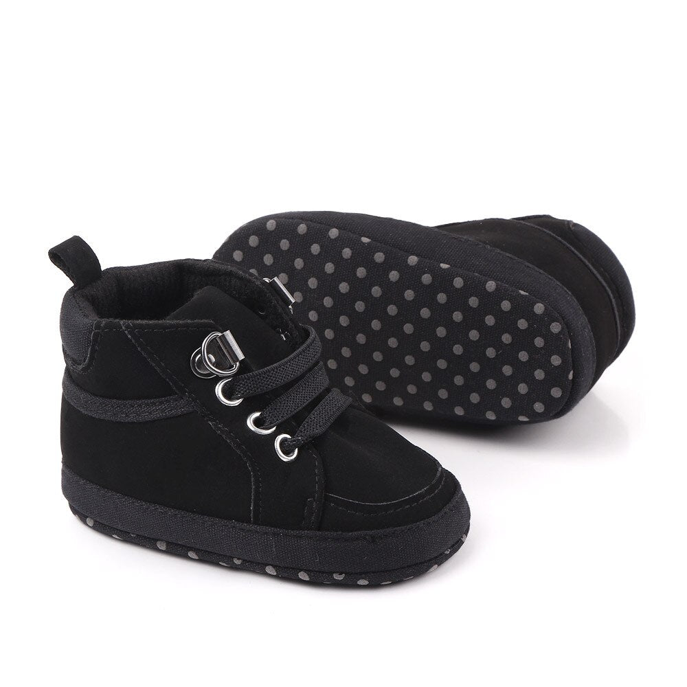 Shoes Girls Boys Casual Leather Cotton Non-slip Soft - GuGuTon