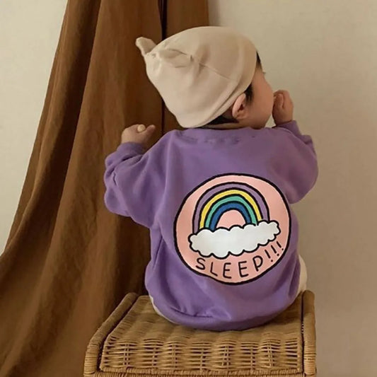 Francis Printed Cartoon Long Sleeve Sweater