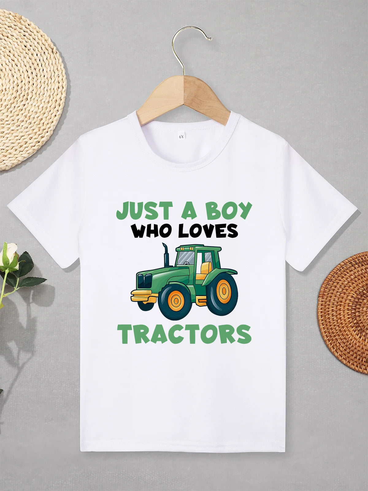 Raul Tractors Breathable Casual Round Neck Tees - GuGuTon baby store - Baby Fashion - Toddlers Outfits - Babies Outfits - Toddler Clothes - Kids Clothing - Newborn Clothes - Newborn Wear - Kids Wear - Trending Clothes - Trending Outfits - Fall Fashion - Winter Fashion - Girls Clothes - Boys Clothes - Babies Wear - Kids Accessories - KidsWear - Summer Clothes - Summer Fashion - Summer Trend - Falls Sweaters - Tops - Bottom - Jeans - Blouse - Dresses - Newborn Dresses - Toys