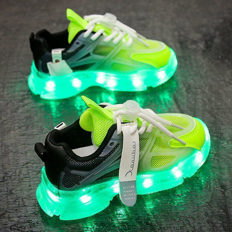 Shoes Boys Lighted Sneakers LED Sexy - GuGuTon baby store - Baby Fashion - Toddlers Outfits - Babies Outfits - Toddler Clothes - Kids Clothing - Newborn Clothes - Newborn Wear - Kids Wear - Trending Clothes - Trending Outfits - Fall Fashion - Winter Fashion - Girls Clothes - Boys Clothes - Babies Wear - Kids Accessories - KidsWear - Summer Clothes - Summer Fashion - Summer Trend - Falls Sweaters - Tops - Bottom - Jeans - Blouse - Dresses - Newborn Dresses - Toys
