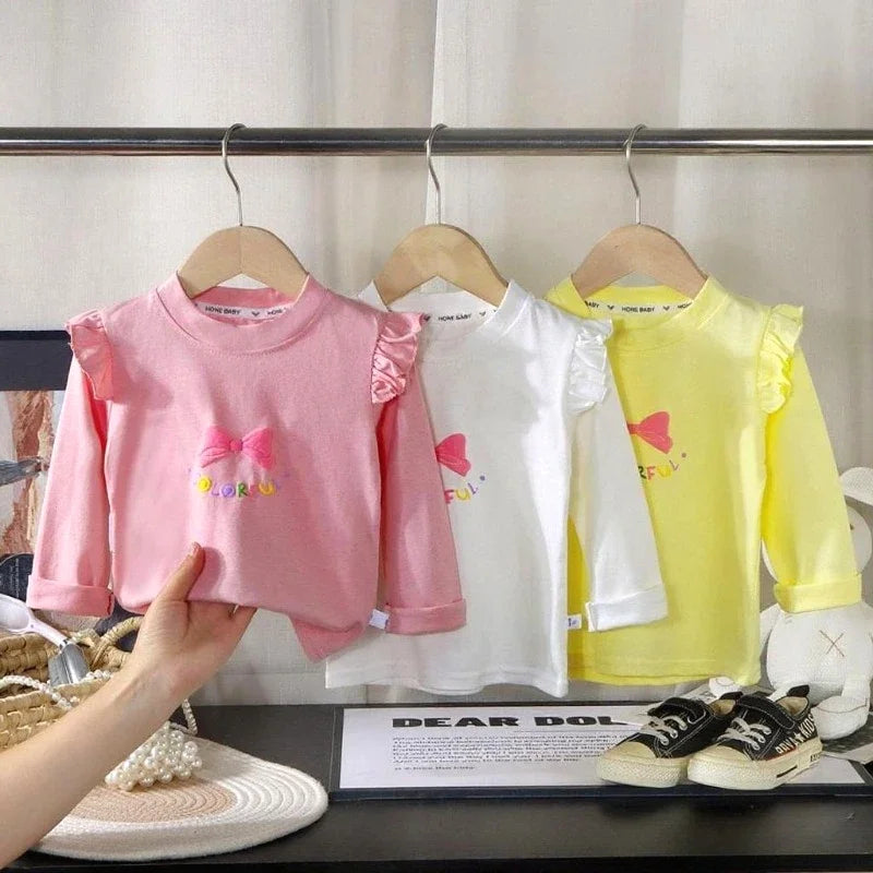 Amanda Girls Cotton Long Sleeve Tops