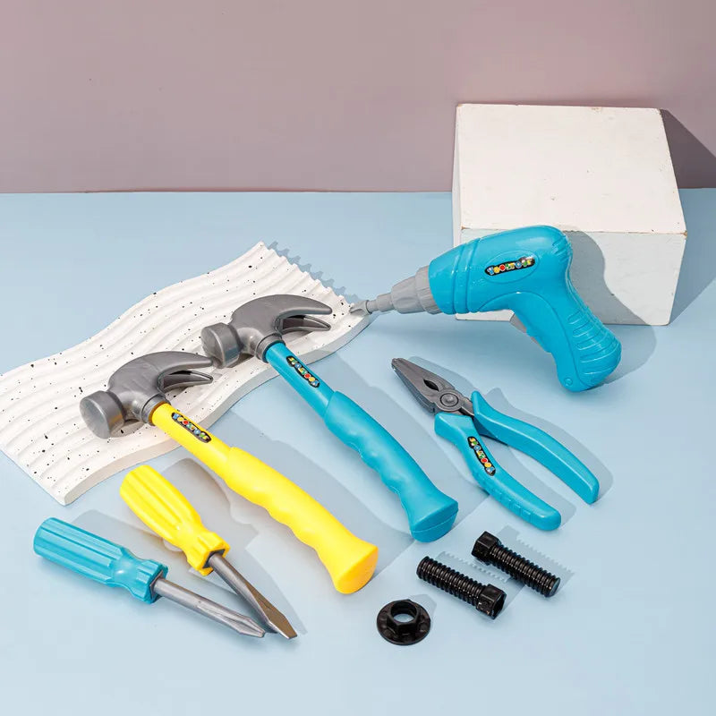 Children's Repair Tool Set Diy Pretend Play Toy for Boys Maintenance Tools Kit