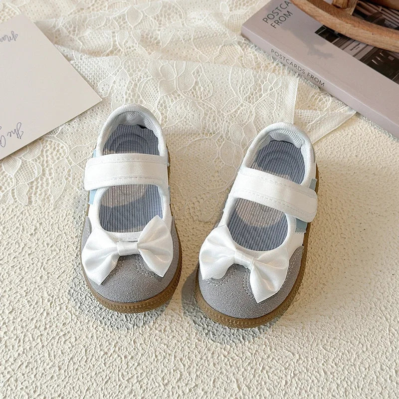 Girls Summer Sandals Cute Bowknot Children Shoes Soft Sole Toddler Beach Sandals Kids Casual Closed Toe Flats Outdoor Sneakers