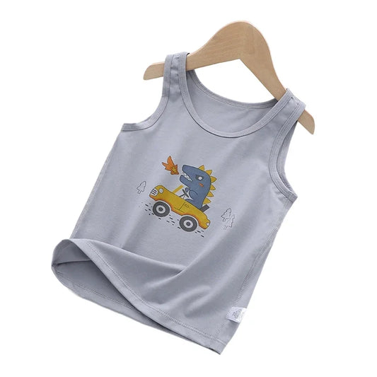 Nabil Space Man Cartoon Tank Tees