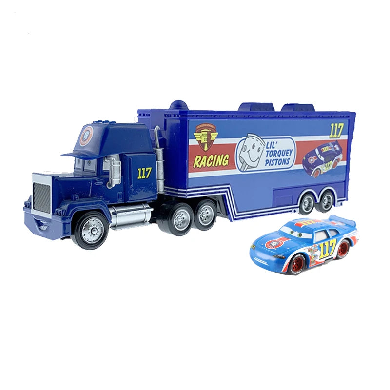 Cars 2 Mack Truck Pixar racing car Lightning McQueen Jackson Storm mini Car