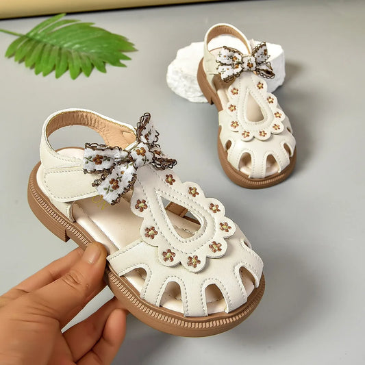 Girls' Shoes, Children's Princess Baotou Sandals, 2026 New Summer Style, Small Girls' Elegant Soft soled Summer Shoes