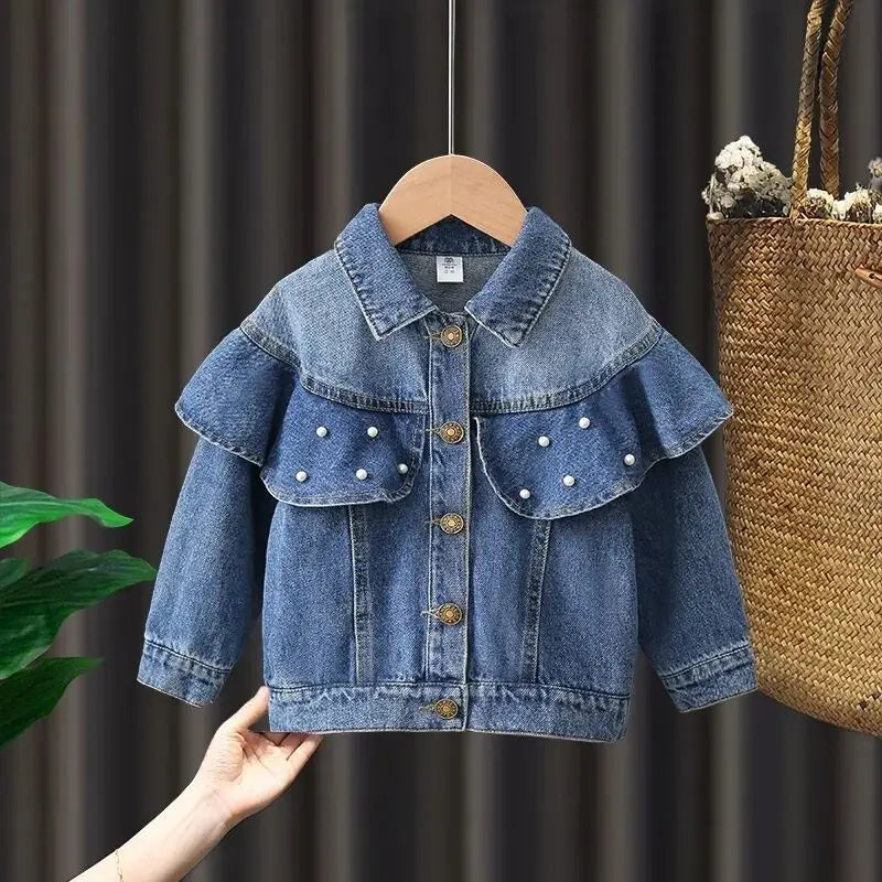 Alanna Girls Jacket Spring and Autumn Pearl Fashion