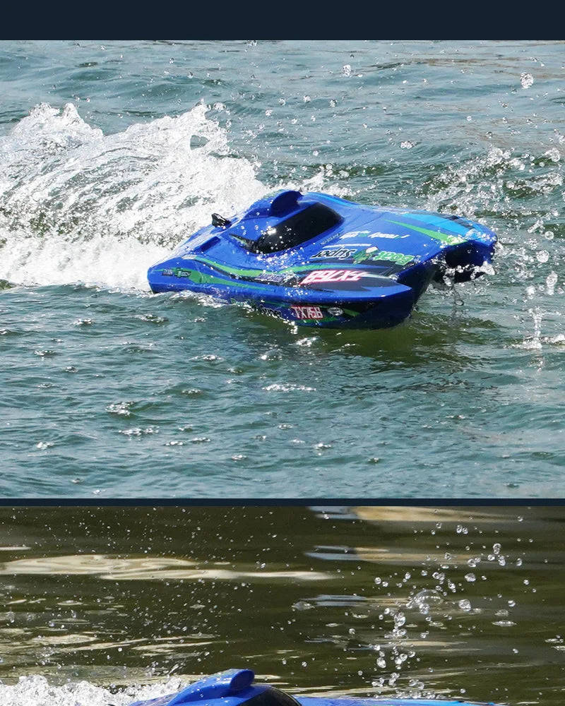 TX768 RC Boat 2.4G Brushless High Speed Remote Control Ship 30km/h