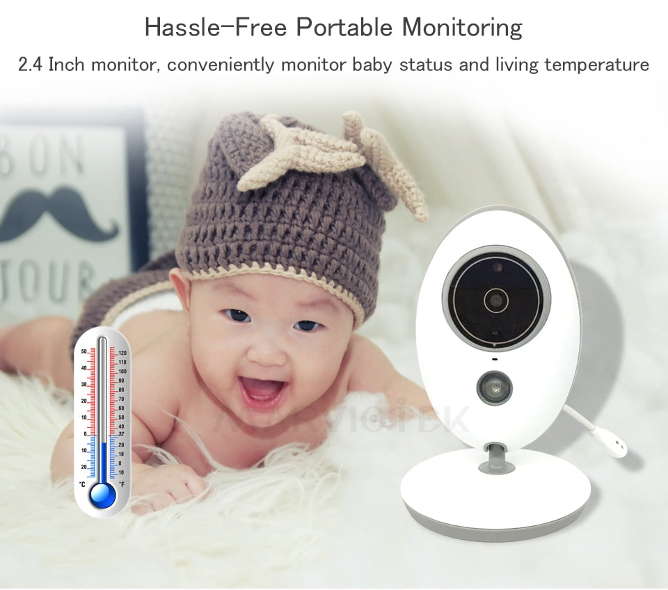 Baby Camera With Monitor Baba Portable LCD video Intercom Electronic - GuGuTon