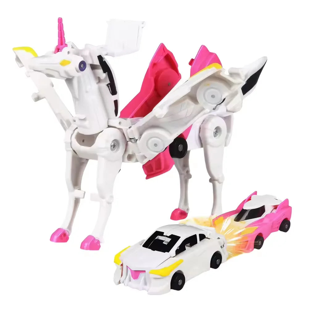 Unicorn Transformer : Magic Transformation Super Combination Car Toy 2 In 1
