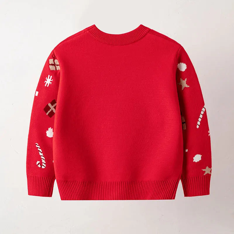 Lucas Warm Bottom Pullover Knit Christmas Sweater