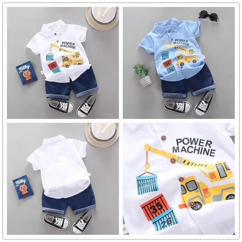 pedro Children Fashion Clothing Baby Cartoon Two Piece Set - GuGuTon baby store - Baby Fashion - Toddlers Outfits - Babies Outfits - Toddler Clothes - Kids Clothing - Newborn Clothes - Newborn Wear - Kids Wear - Trending Clothes - Trending Outfits - Fall Fashion - Winter Fashion - Girls Clothes - Boys Clothes - Babies Wear - Kids Accessories - KidsWear - Summer Clothes - Summer Fashion - Summer Trend - Falls Sweaters - Tops - Bottom - Jeans - Blouse - Dresses - Newborn Dresses - Toys