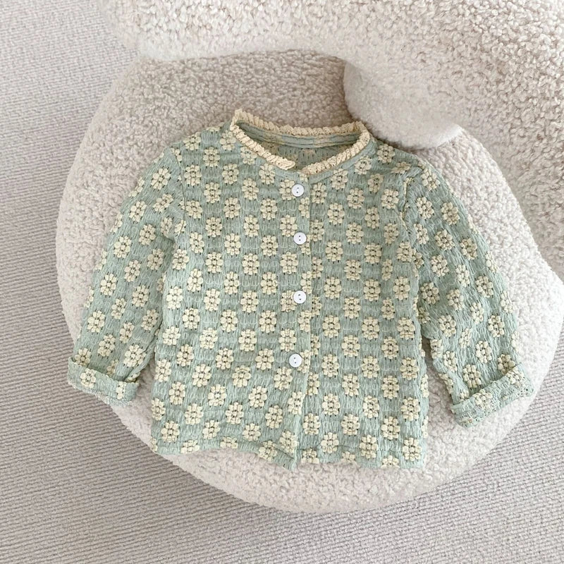 Paulina Jacquard knitted long sleeved Set