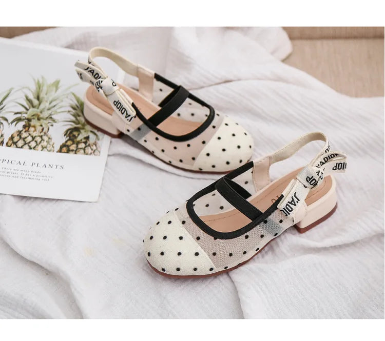 Kids Girls Leather Shoes Cute Children Students Girls Performance Shoes Beautiful Kids Students Soft Bottom Dance Footwear