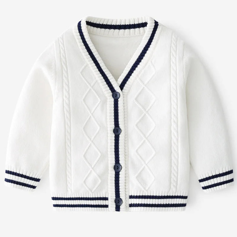 Jose V-Neck Baby Knitted Sweater