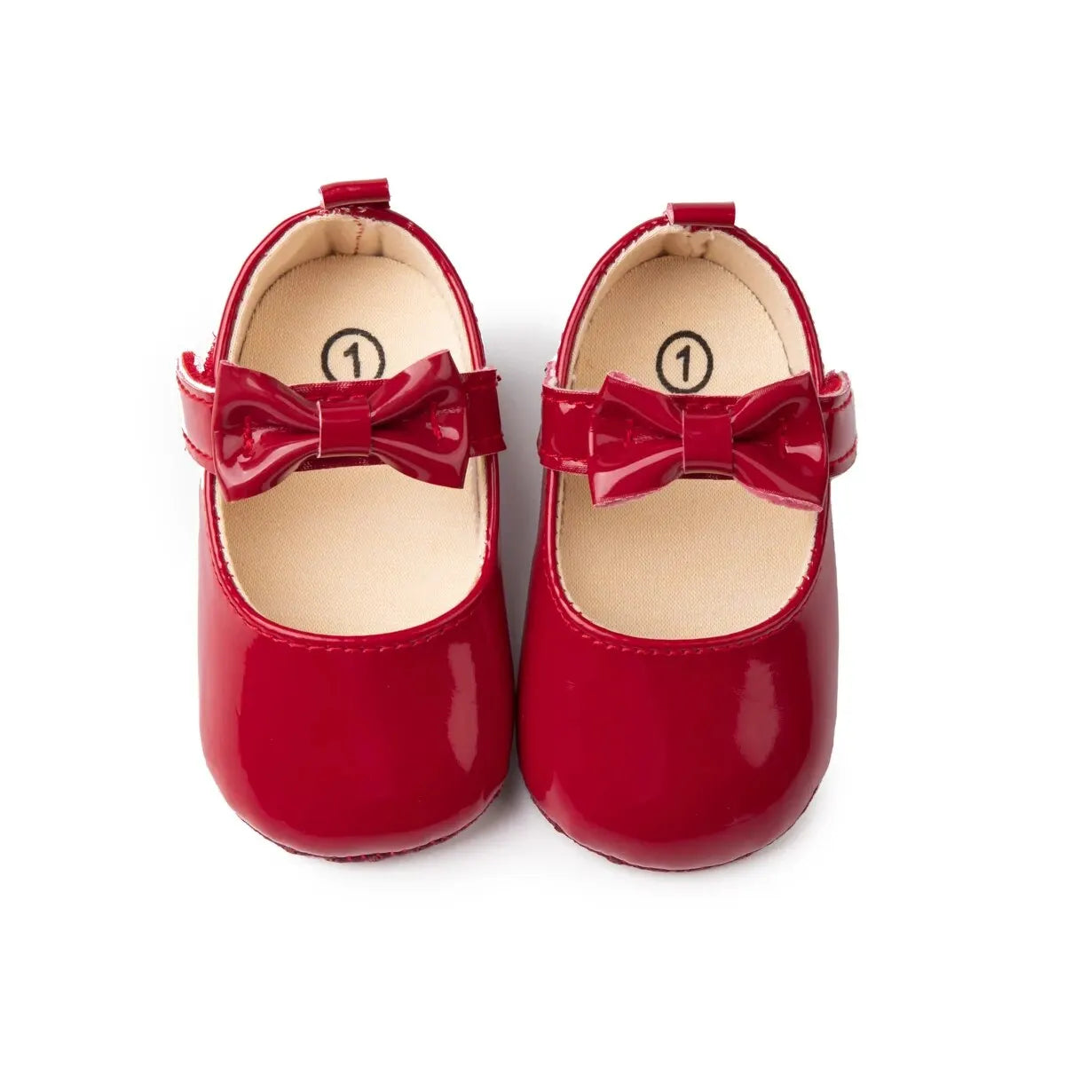 Meckior Baby Girls Shoes Bowknot Princess Dress Shoes PU Anti-slip Soft Sole
