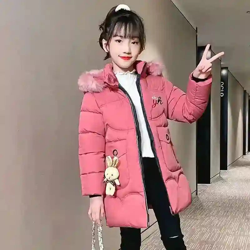 Selena Stylish Winter Hooded Jacket for Girls