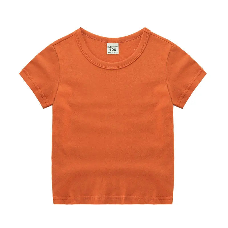 Abigail Summer Kids Sleeve T-Shirt Girls Cotton pure color - GuGuTon baby store - Baby Fashion - Toddlers Outfits - Babies Outfits - Toddler Clothes - Kids Clothing - Newborn Clothes - Newborn Wear - Kids Wear - Trending Clothes - Trending Outfits - Fall Fashion - Winter Fashion - Girls Clothes - Boys Clothes - Babies Wear - Kids Accessories - KidsWear - Summer Clothes - Summer Fashion - Summer Trend - Falls Sweaters - Tops - Bottom - Jeans - Blouse - Dresses - Newborn Dresses - Toys