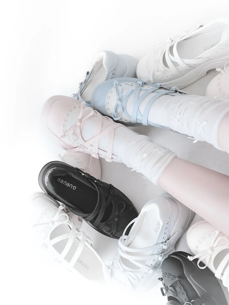Summer Leilei Gururu Original Sweet Girl Thick Soled Shoes Sports Shoes